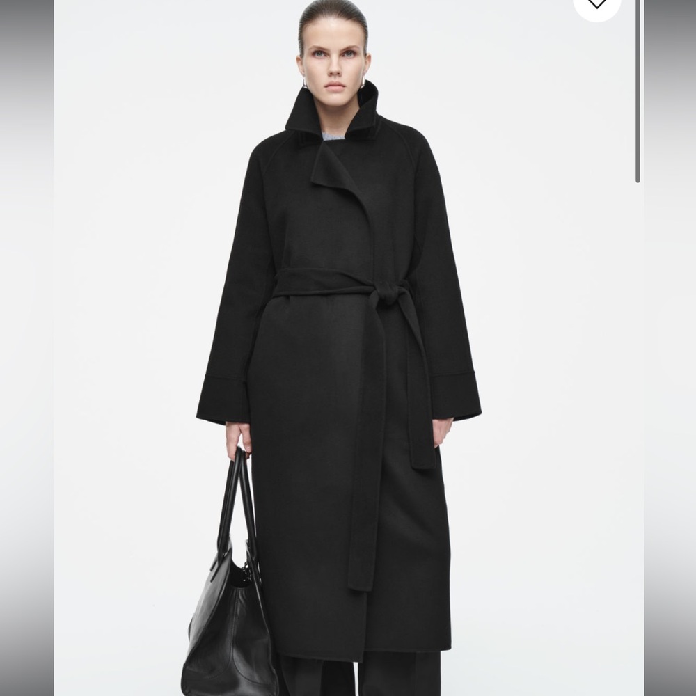 COS double faced wool coat size M